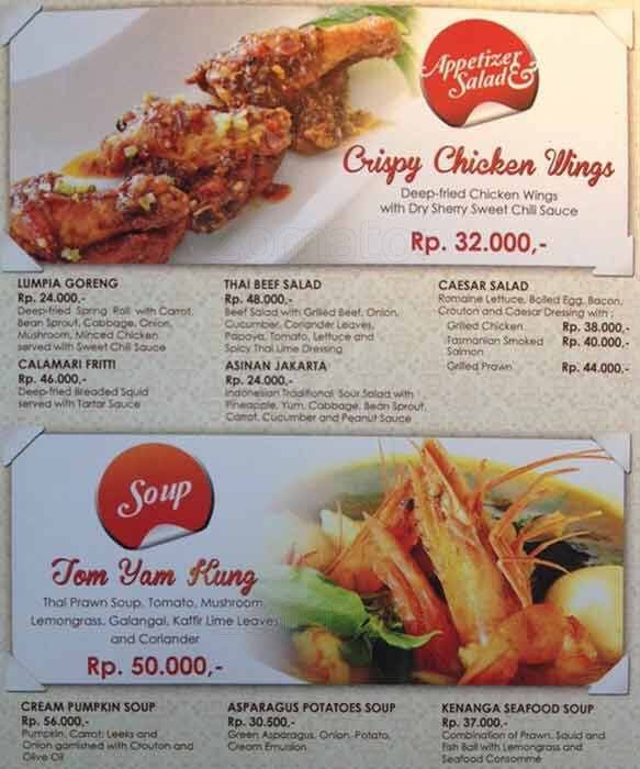 Kanaya Cafe - Bali Rani Hotel Menu - Zomato Indonesia