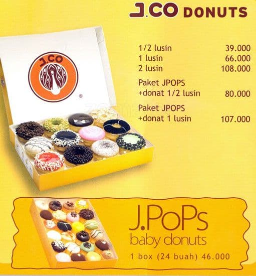 Donat Jco Menu Harga Menu Jco Donuts Terbaru 2014 Donat, Makanan