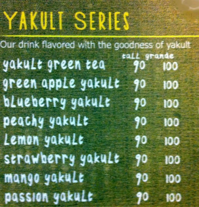 Tea Tap Cafe Menu, Menu for Tea Tap Cafe, Little Baguio, San Juan City