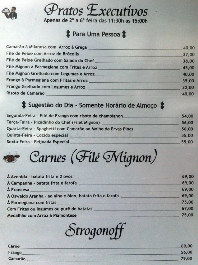 Bar Urca cardápio, Cardápio de Bar Urca, Urca, Rio de Janeiro Zomato