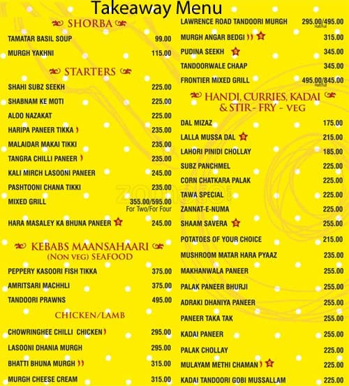 The Yellow Chilli Menu, Menu for The Yellow Chilli, Koregaon Park, Pune ...